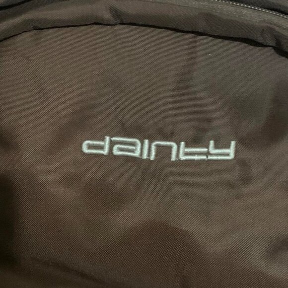 NWOT New Brandname: DAINTY Bookbag Backpack Diaper Bag Chocolate Brown - Picture 2 of 10